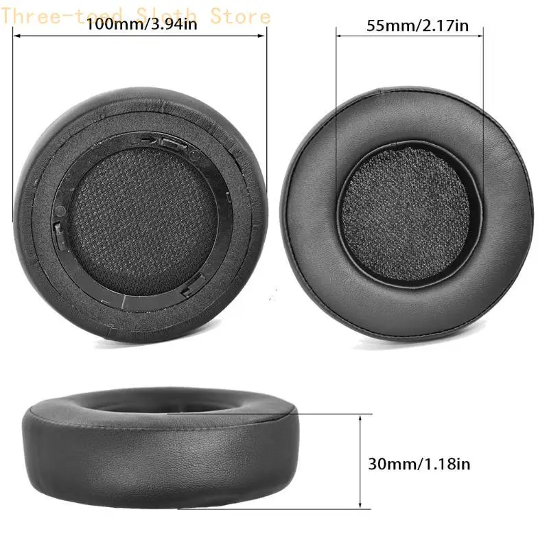 Penggantian Earpads Bantal Telinga bantalan busa cangkir cangkir perbaikan bagian untuk rgb nirkabel e74a