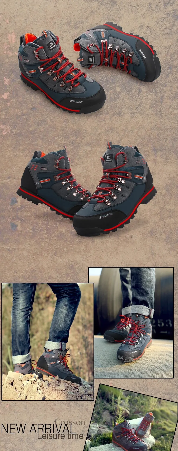 Summer 2025 New Arrivals: Hot-selling Casual Hiking Shoes High-Grip Walking Shoes Casual Hiking Boots