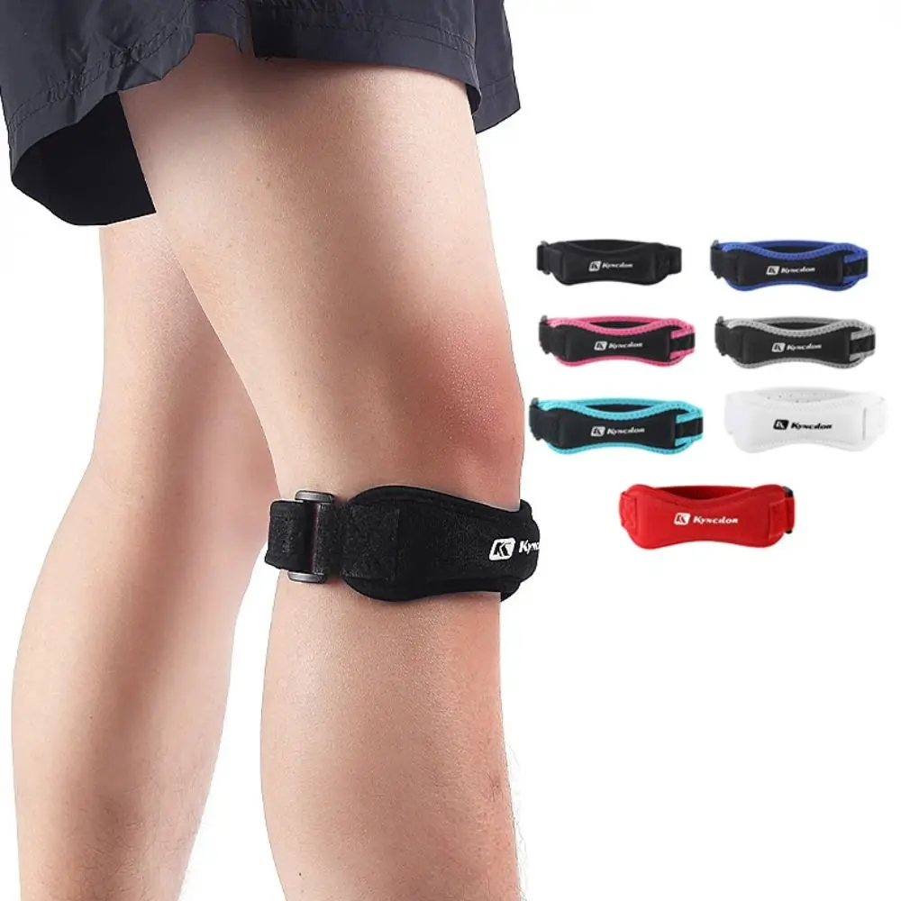 High Quality Adjustable Knee Brace Breathable Elastic Design Knee Support Strap Shock Absorption Knee Pad Basketball