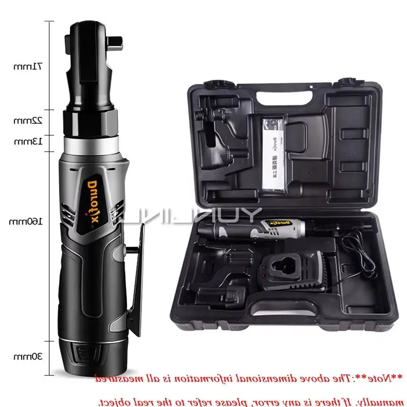 Electric Wrench Truss Charging Ratchet Wrench Cordless 12v Lithium Battery with Socket kit Portable 60Nm 2000mA