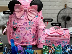 2024 Disney Genuine Australia Bag Minnie Children Student School  Bag Y2k Wallet Lunch Bag Backpack Water Cup Birthday  Gifts