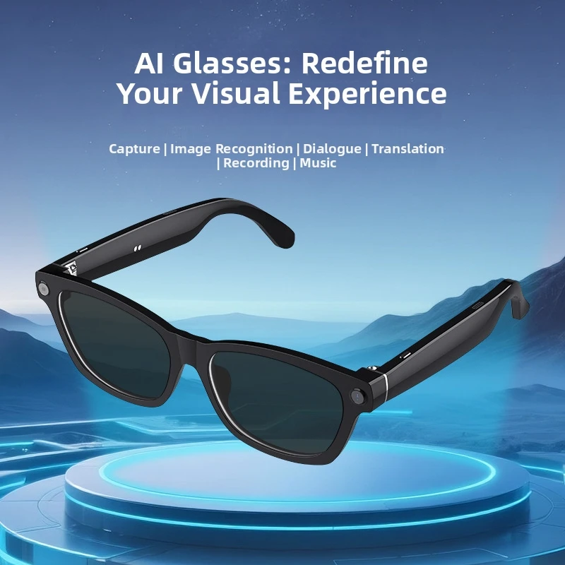

Bluetooth Glasses, Outdoor Cycling, High-Definition Camera Sunglasses, Listening to Music and Shooting, Ai Smart Glasses