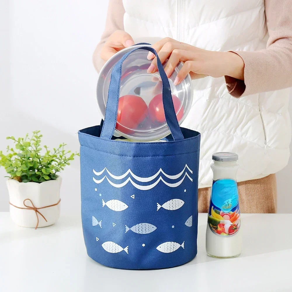 Thermal Lunch Bags for Women Student Portable Waterproof Insulated Lunch Bag Fresh Cooler Food Storage Bag Picnic Handbags