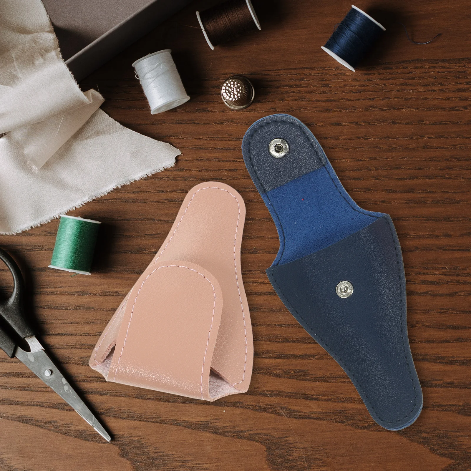 3 قطعة مقص الأظافر الحقيبة الغطاء الواقي مشبك تصميم المحمولة حامل خفيف الوزن ل مانيكير بشرة باديكير الاستمالة #5