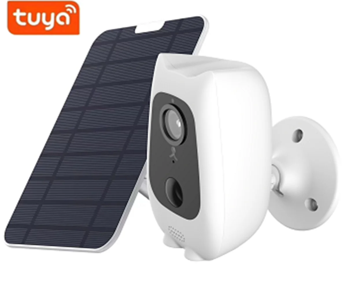 

2MP 1080P Tuya App Solar Power Low Comsunption IP Camera AI Humanoid Motion Detection Auto Tracking Security CCTV Baby Monitor