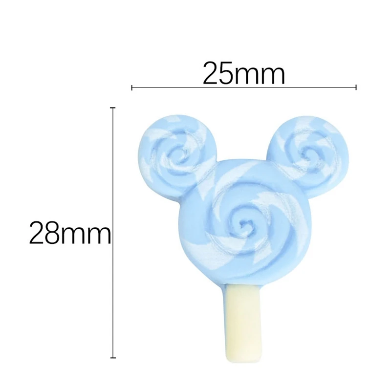 Cute Color lollipop Resin Cabochons Scrapbooking DIY Jewelry Craft Decoration Accessories 10pcs L18