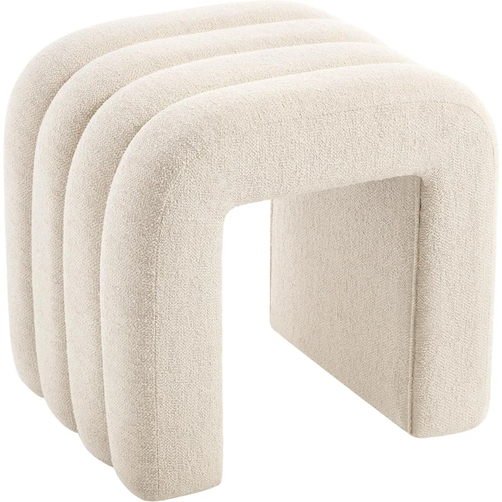 

Multi-Functional Ottoman Stool, Footrest for Couch, Modern Vanity Stool for Make-up Room, Living Room and Entryway