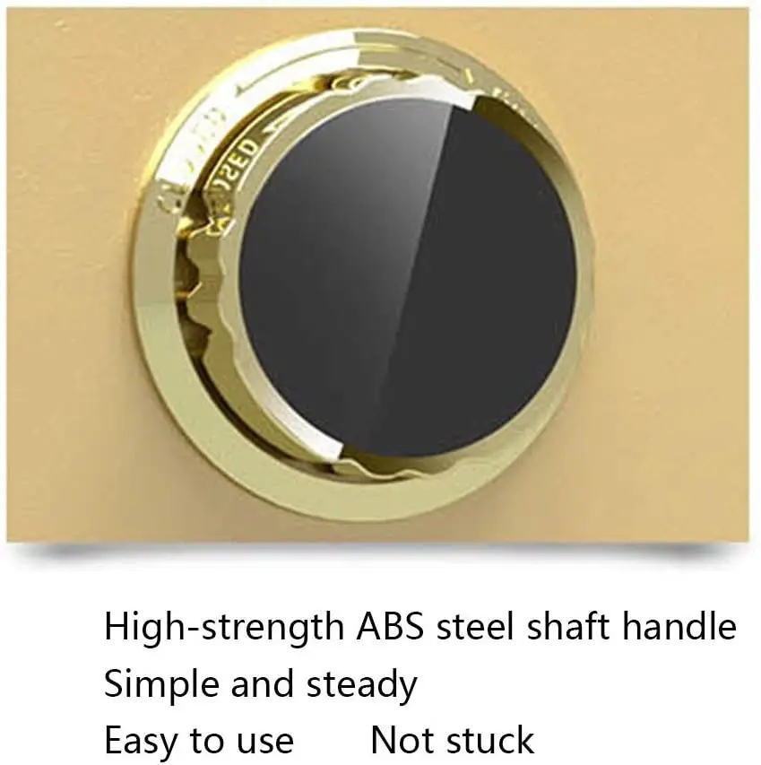 خزانة لوحة المفاتيح الرقمية الإلكترونية الآمنة الصغيرة المثبتة على الحائط، صندوق قفل نظام تحديد بصمات الأصابع (أسود) #6