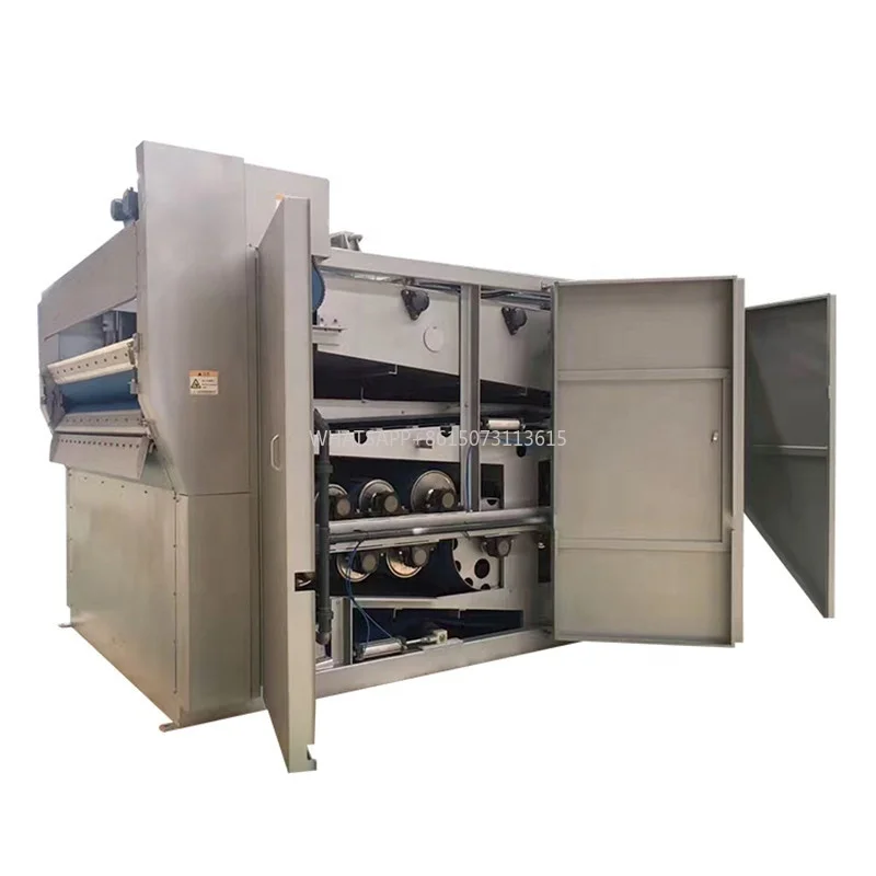 Máquina de prensa de filtro de correa de tratamiento de deshidratación de lodos de agua residual