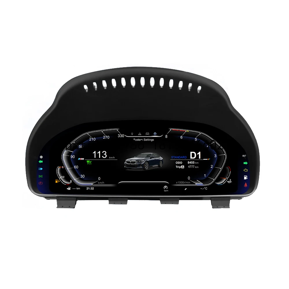 New 12.3 Inch Car LCD Dashboard For BMW 5 Series F10 X5 X6 F15 F16 Digital Cluster Instrument Automotive Virtual Cockpit