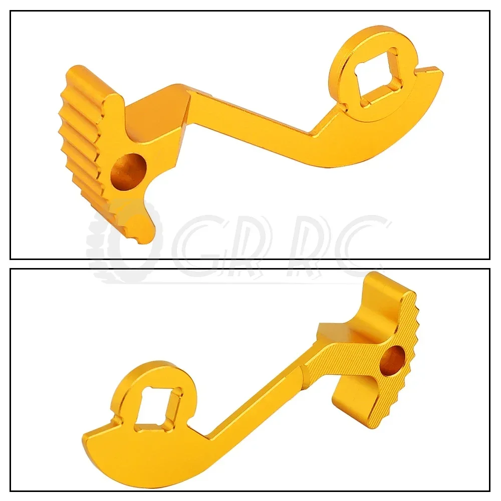 Aluminiowa CNC dźwignia kciuka nadajnik spust kierownicy jednoręczny adapter sterujący do Flysky Noble NB4 Lite PRO aktualizacja