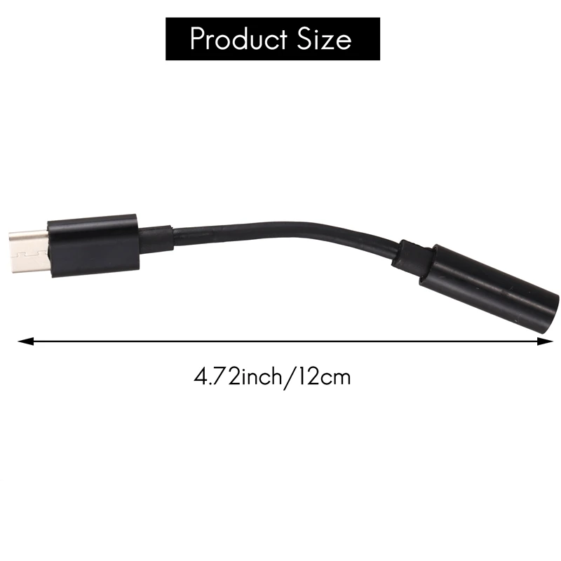 محول صوت سماعة رأس لموتورولا موتو Z ، نوع C إلى ، كابل موصل ميكروفون AUX للإناث ، Le 2 ، Le P ، 3