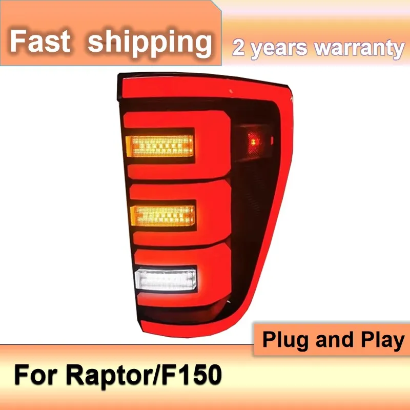 

Car Accessories for Ford F150 Tail Lights 2021 Ford F150 XL Taillight DRL Turn Signal Low High Beam Projector Lens