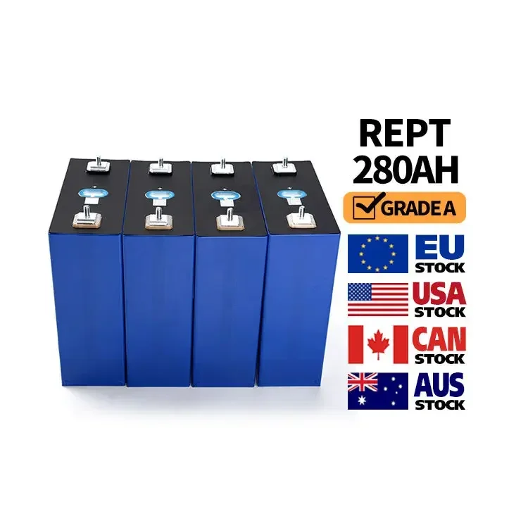 

4pcs 280ah 12v Lifepo4 car battery A-level Lifepo4 prism lithium battery 3.2v
