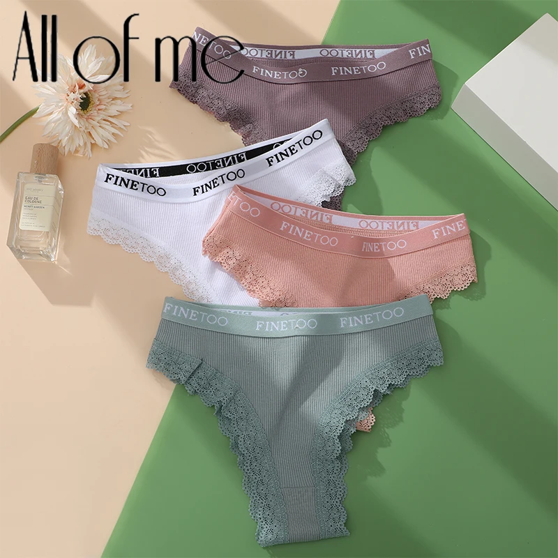 Cotton Panties Brazilian Style Women Underwear Lace Floral Sexy Lingerie for Female Underpants Thong Panties Briefs Intimates