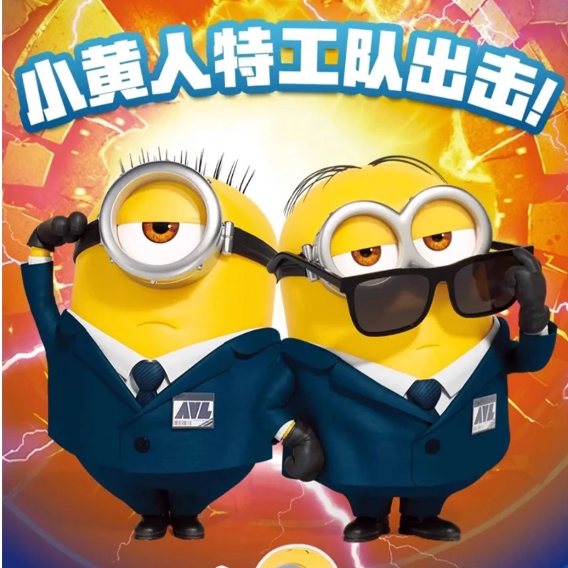 

New Minions 3d Creative Refrigerator Magnet Doll Action Figure Model Decorations Blind Box Children'S Toys Birthday Gift
