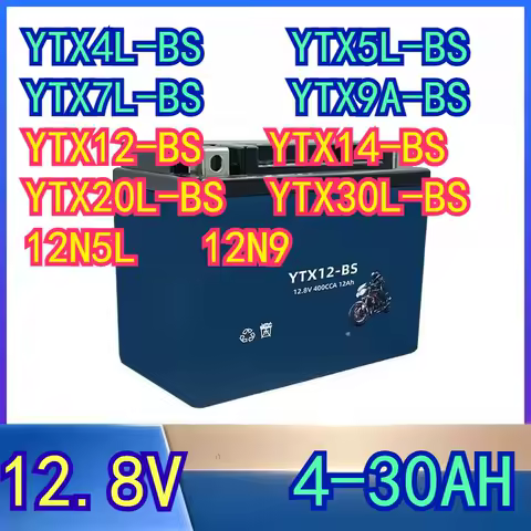 4-30AH motorcycle battery 12v two wheel scooter multi style battery intelligent lithium battery pack