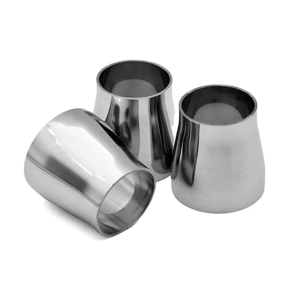 SS304 316 Sanitär-Konzentrischer Reduzierer 38/51mm, Spiegelpoliertes Stumpfschweißfitting, Auslaufsicher für Lebensmittel, Hausbrauerei und Hygienische Rohrleitungen – Detail 6