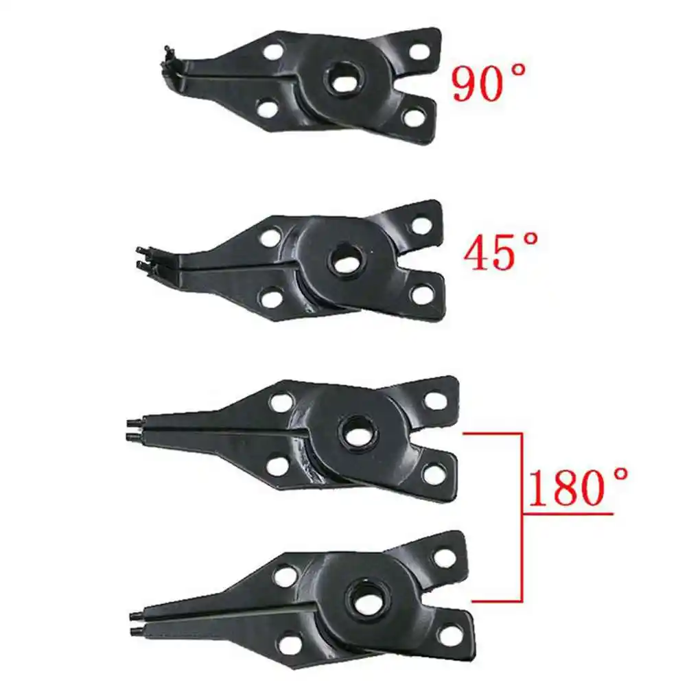 4-In-1 Circlip Pliers Set Snap Ring Pliers Multi Crimp Removable Plier Head Retaining Circlip Pliers Hand Tools Multifunctional