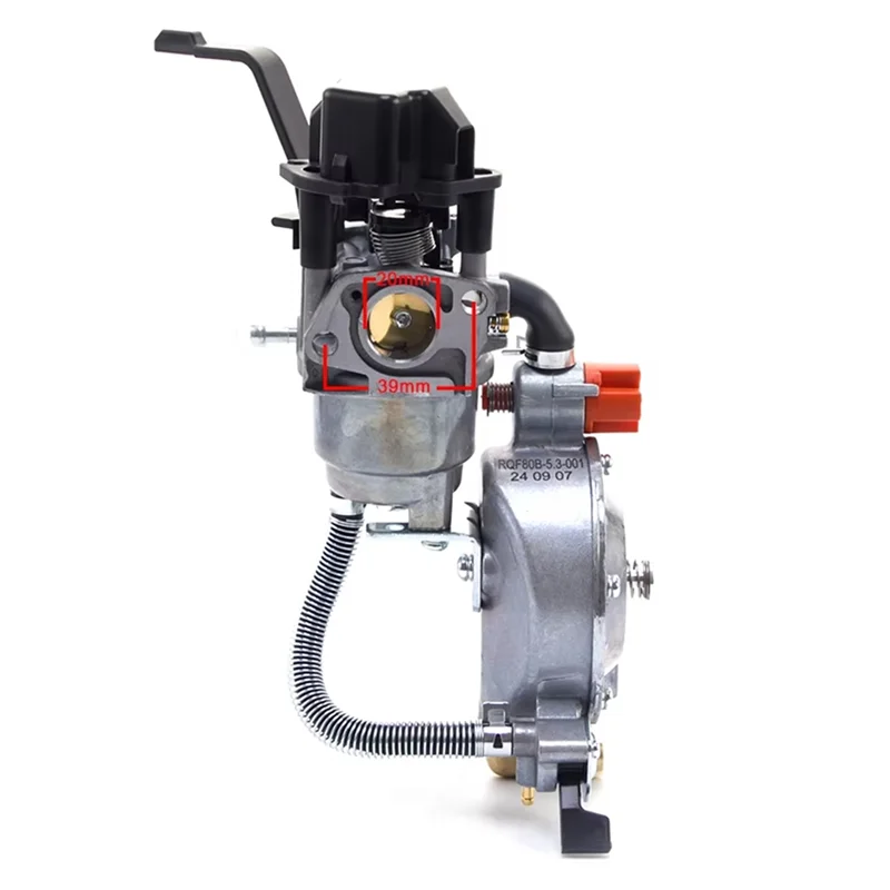 

High Quality-P19B Frequency Conversion LPG Carburetor Kit 3KW 6.5HP 168F 170F Gasoline Generator Dual Fuel Gas Carburetor With G