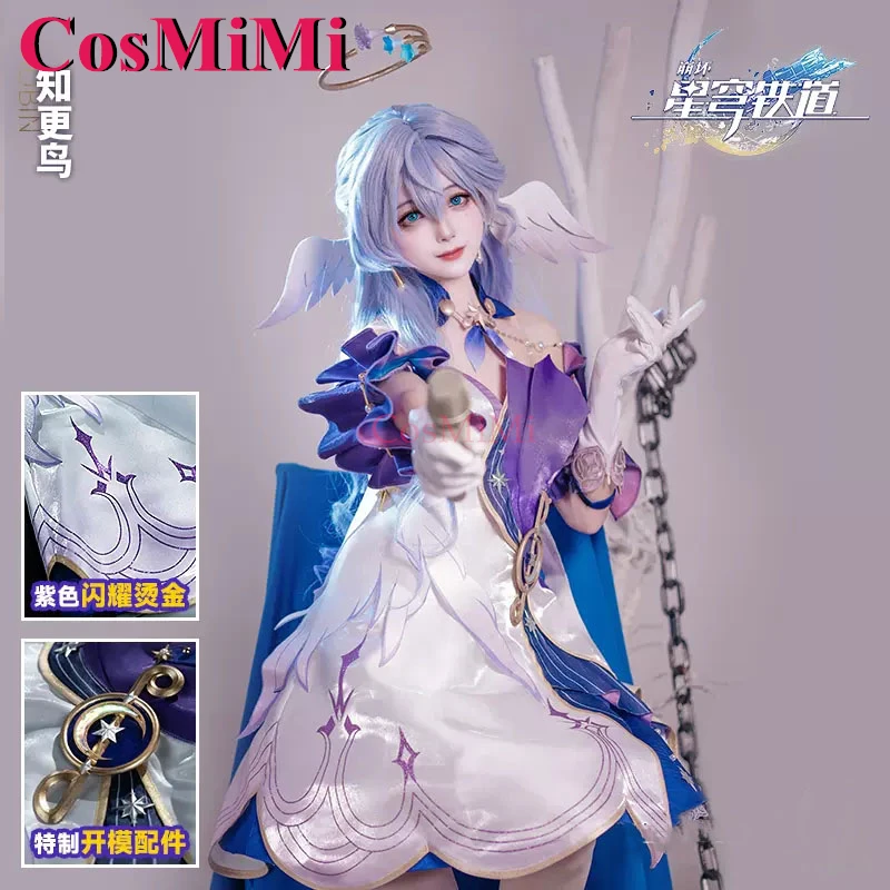 CosMiMi Robin Cosplay Game Honkai: Star Rail Costume Nifty Lovely Uniform Dress Women Carnival Party Role Play Clothing S-3XL