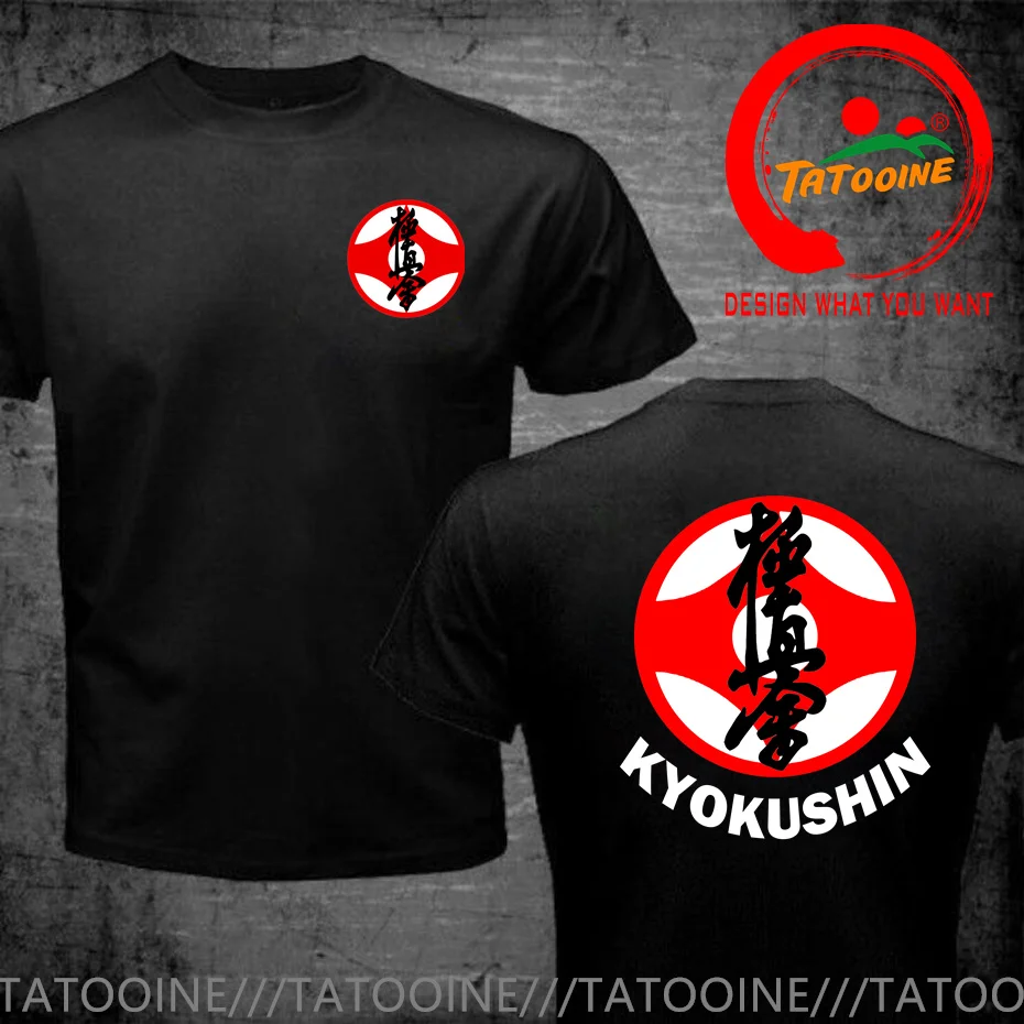 Kyokushinkai Kyokushin Kai Kan Karate One Hit Kill Mma Mix Martial Art Hot Sale New Men Fashion Summer Print Cotton T Shirt Man