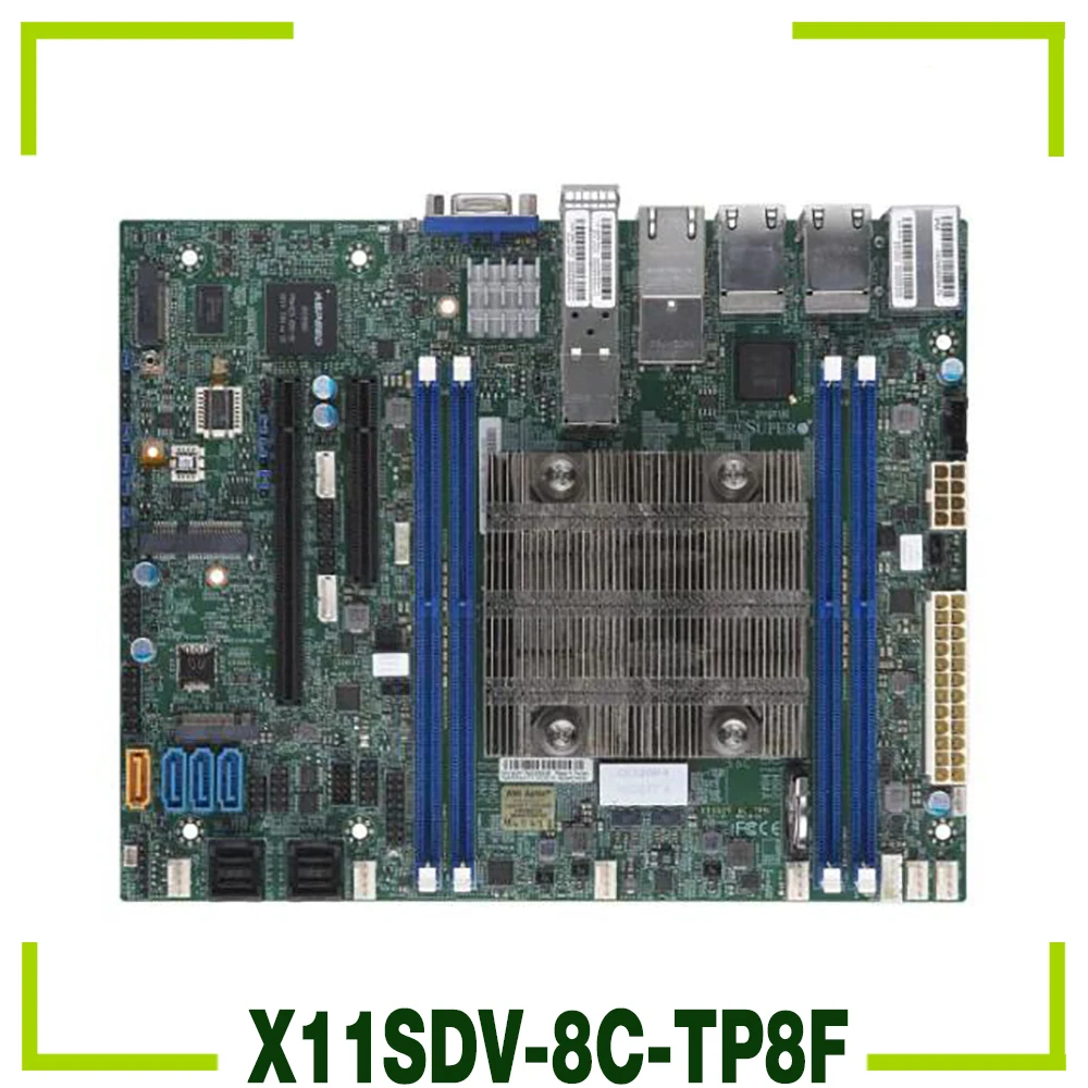 DDR4-2133MHz Xeon Processor D-2146NT Motherboard For Supermicro X11SDV-8C-TP8F