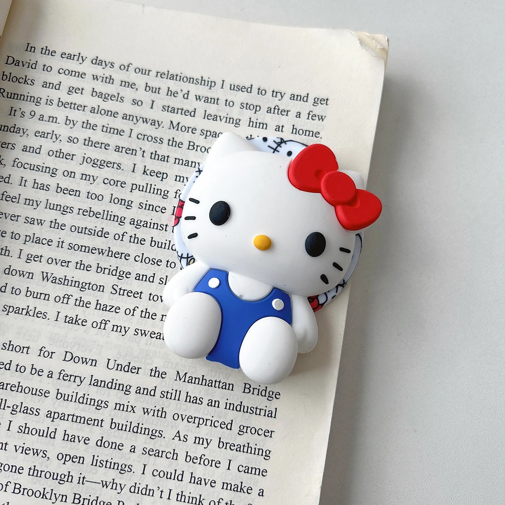 

Магнитный держатель Sanrio Hello Kitty для Magsafe, подставка-грипток для iPhone и Samsung, складной держатель для беспроводной зарядки