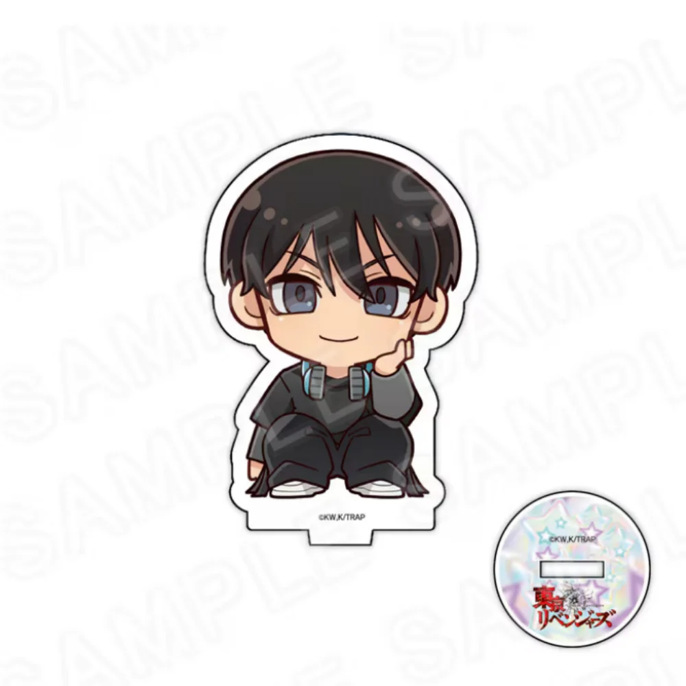 Anime Tokyo Revengers Y2K Ver Takemichi Hanagaki 15CM Double Sided Acrylic Stand Keychain Desktop Ornament Home Table Decor