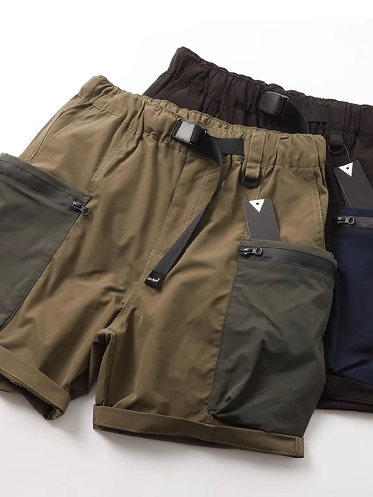 

American Sle Loose Fit Workwear orts Men's Trendy Brand Qui Dry Big ket Youthful Casual Pants for Summer Daily Wear