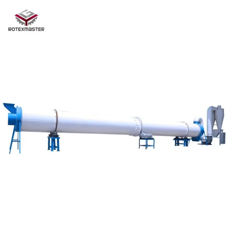 High Performance Industrial Sawdust Rice Husk Materials Drying Equipment Rotary Drum Dryer