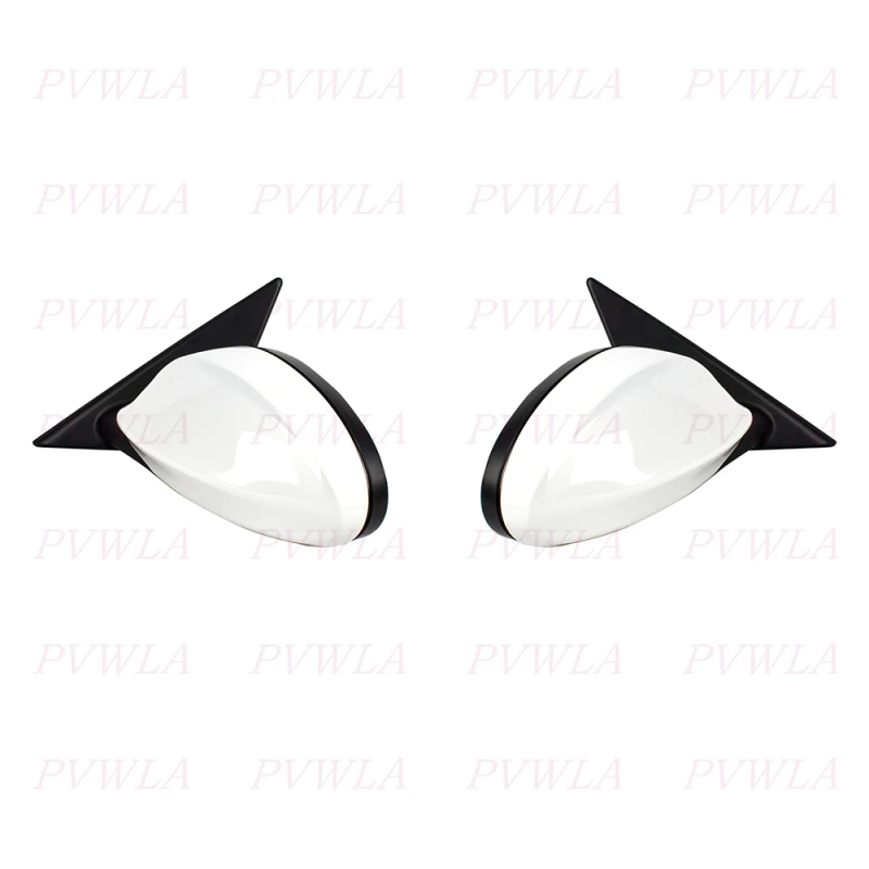 3PIN White/Black Painted Heat Memory Power Fold Rear Mirror Assembly For BMW 3Series E90 E91 2005 2006 2007 2008 Car Accessories