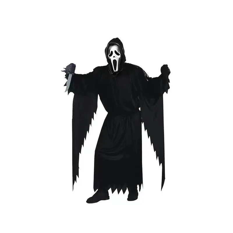 

Kids Adult Devil Scream Role Party Halloween Game Costumes Jumsuits Horrific Dreath Zombie Cosplay Costumes