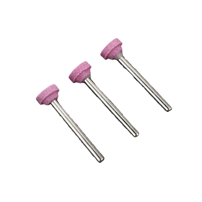 

Трехмиллиметровая Т-образная розовая полировальная насадка для шлифовки, керамическая алмазная электрическая полировальная насадка, аксессуар для инструмента