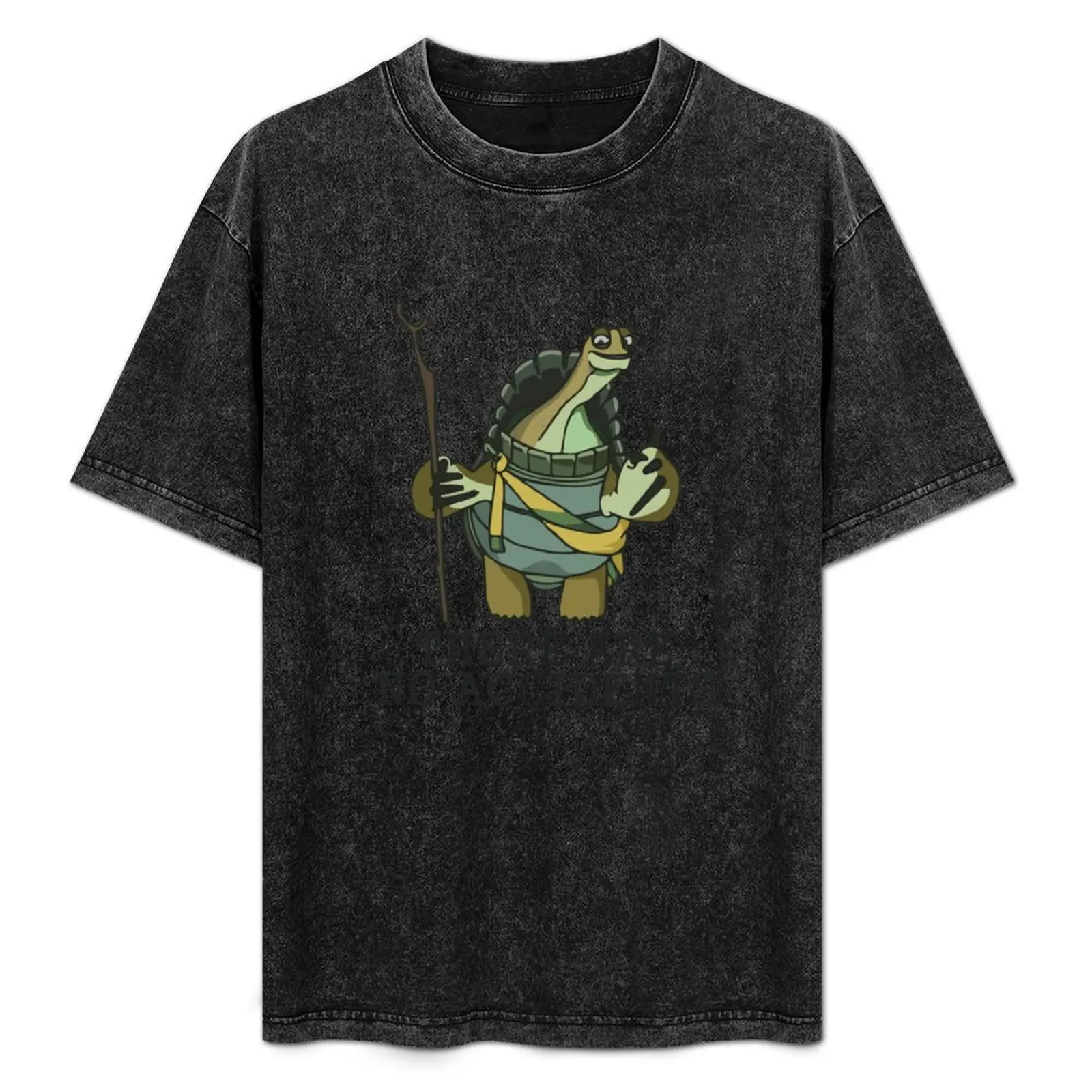 

2025 There Are No Accidents - Master Oogway T-Shirt Plus Size Tops Boys Animal Print T Shirts for Men Cotton