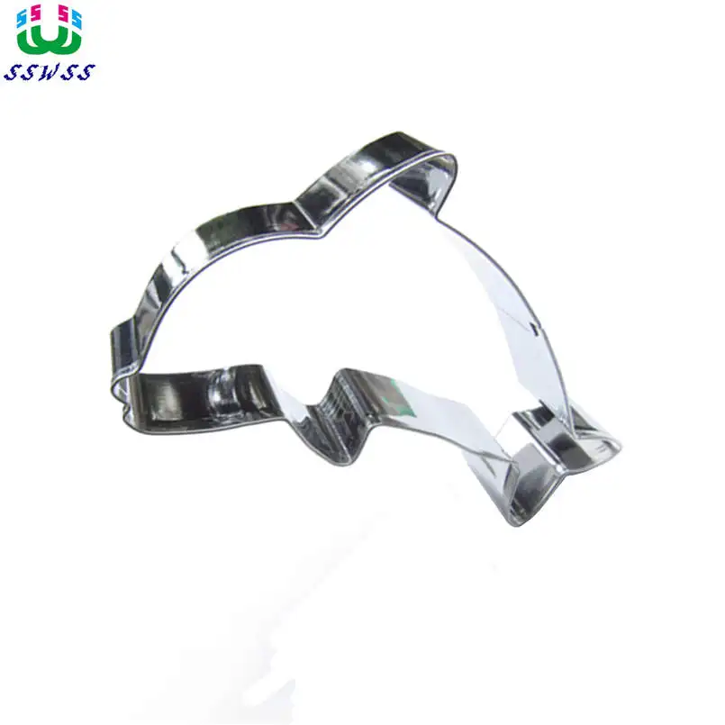 Bouncing Cowfish Shape Cake Decorating Fondant Cutters Tools,Marine Animal Cake Cookie Biscuit Baking Molds,Stainless Steel