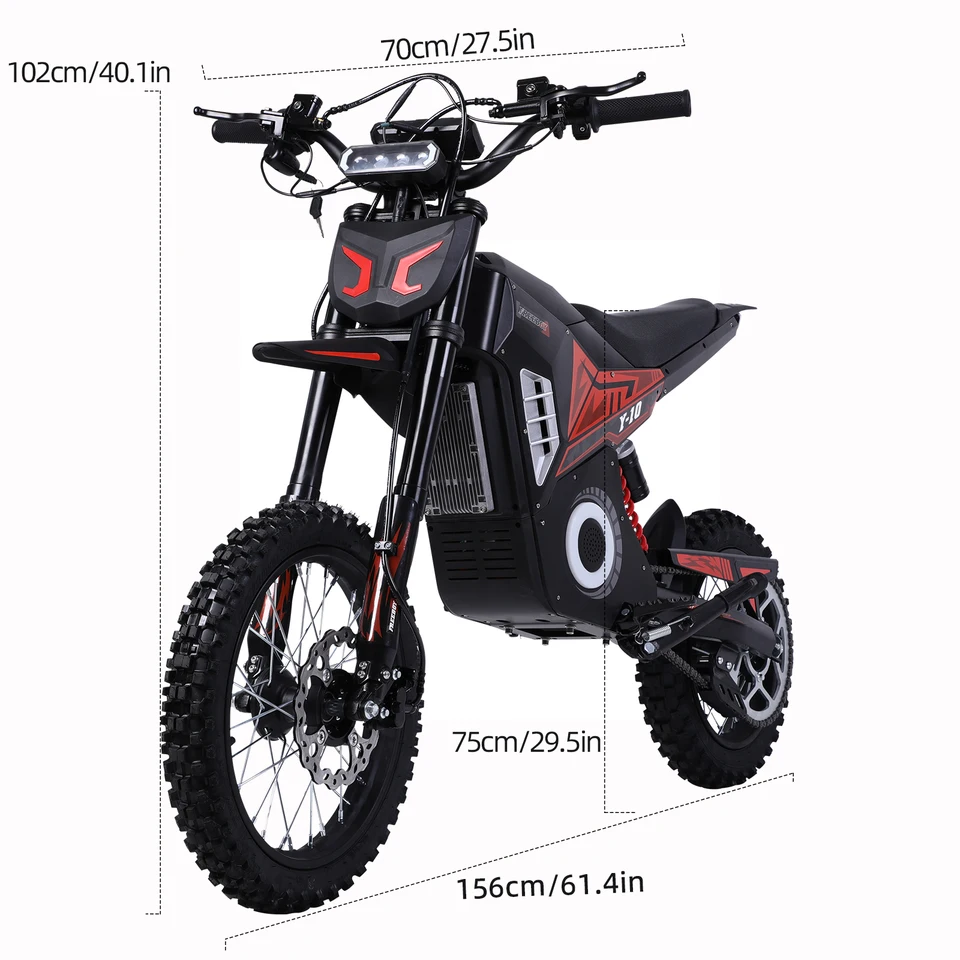FREEBOY Y10 E Bike 1500W Peak Motor 48V22.5Ah Battery Electric Bike LED Display Front 14-inch Rear 12-inch Tires E-Bicycle image 7