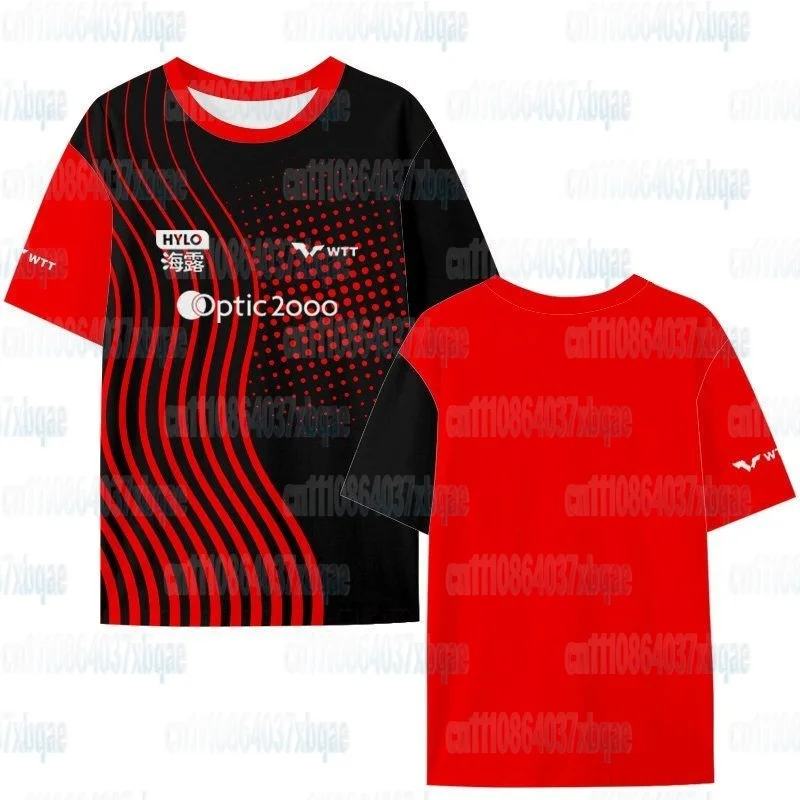 Lebrun Fefe Eisseiden-Kurzarm-T-Shirt Schnelltrocknend Wettkampfuniform Halbarm-Fanbekleidung Locker geschnitten Sportlich Familienoutfit – Detail 18