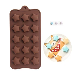 Star Shape Chocolate Candy Mold Handmade Silicone Mould Baking Tool
