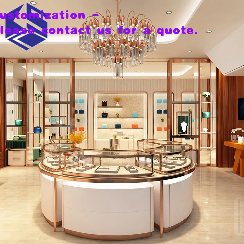 

custom.Customized Jewelry Display Cabinet with Jewelry Counter
