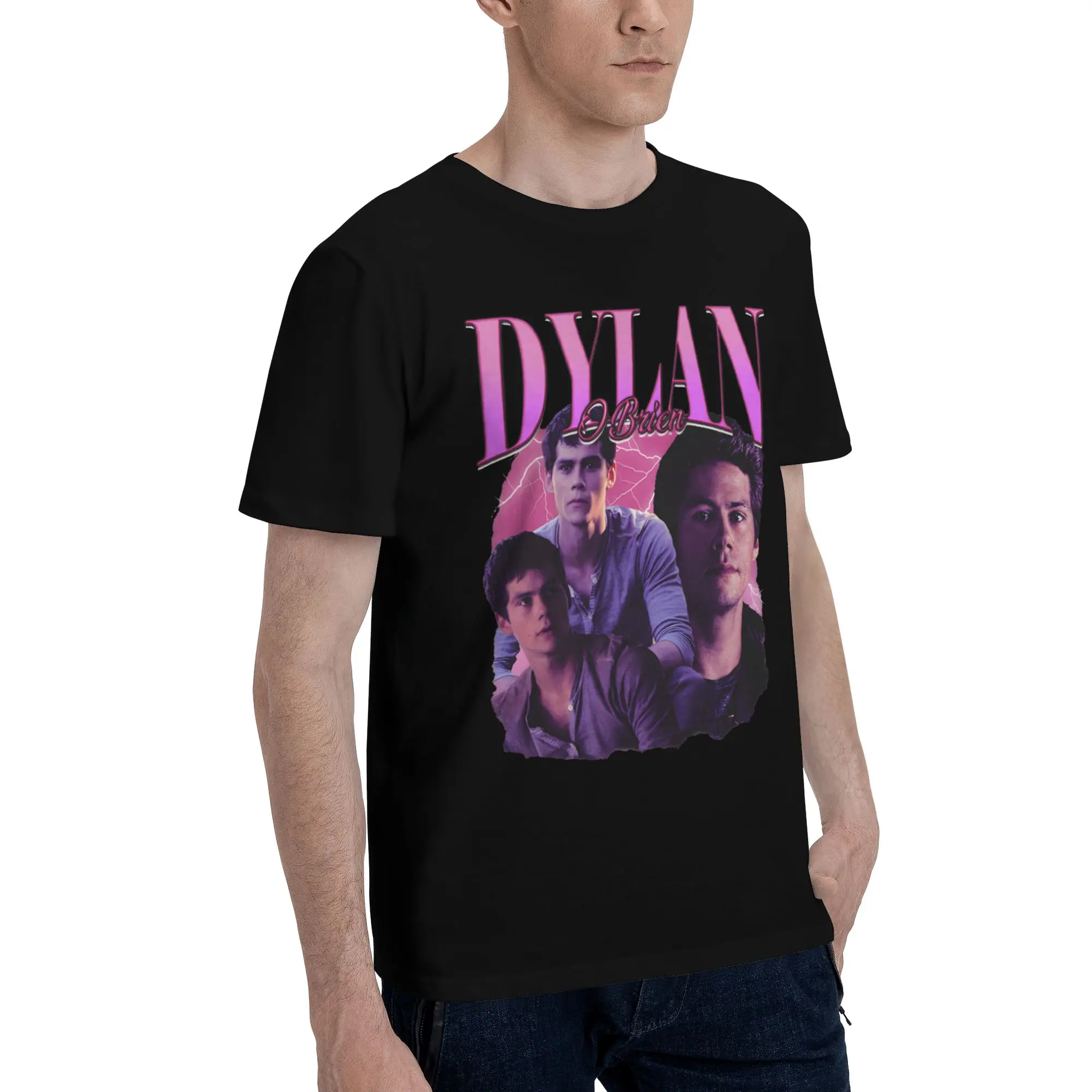 Dylan Obrien Actor Accessories Unisex T Shirts Pure Cotton Tee Graphic Printed  T-shirt Clothing