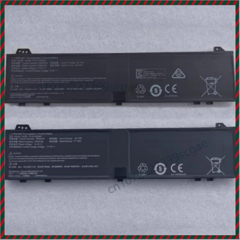 GXIDL-13-17-3S5050 GXIDL-14-20-4S5050 Laptop Battery For Mechrevo Wujie 15X 14X 14XA Yilong 15 Pro Yaoshi 16Pro 16Super Notebook