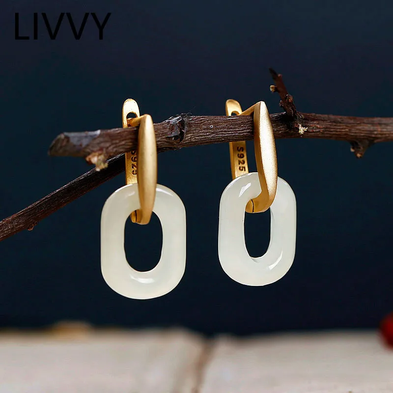 Новинка 2022 года, модные ювелирные украшения LIVVY золотого цвета в стиле ретро