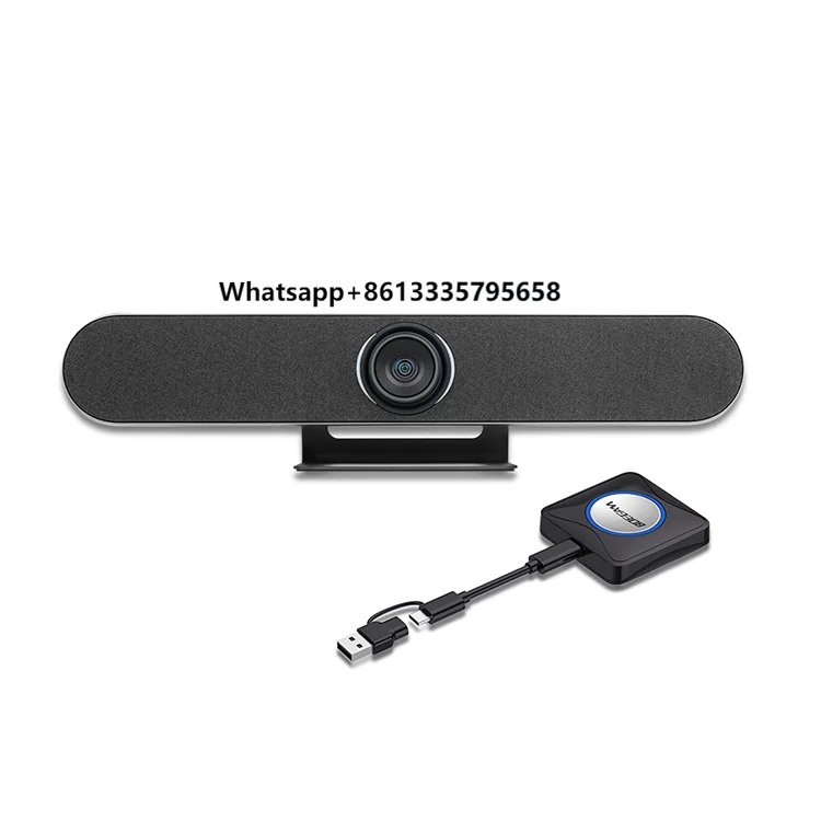 

All-in-One 4K Wireless Video Conference System | Smart AI with Mic, Speaker & BYOM for Meeting Rooms