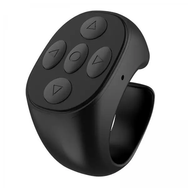 

Rechargeable Wireless Phone Bluetooth Remote Mini Controller for Photography Video Recording and Ebook Page Turning