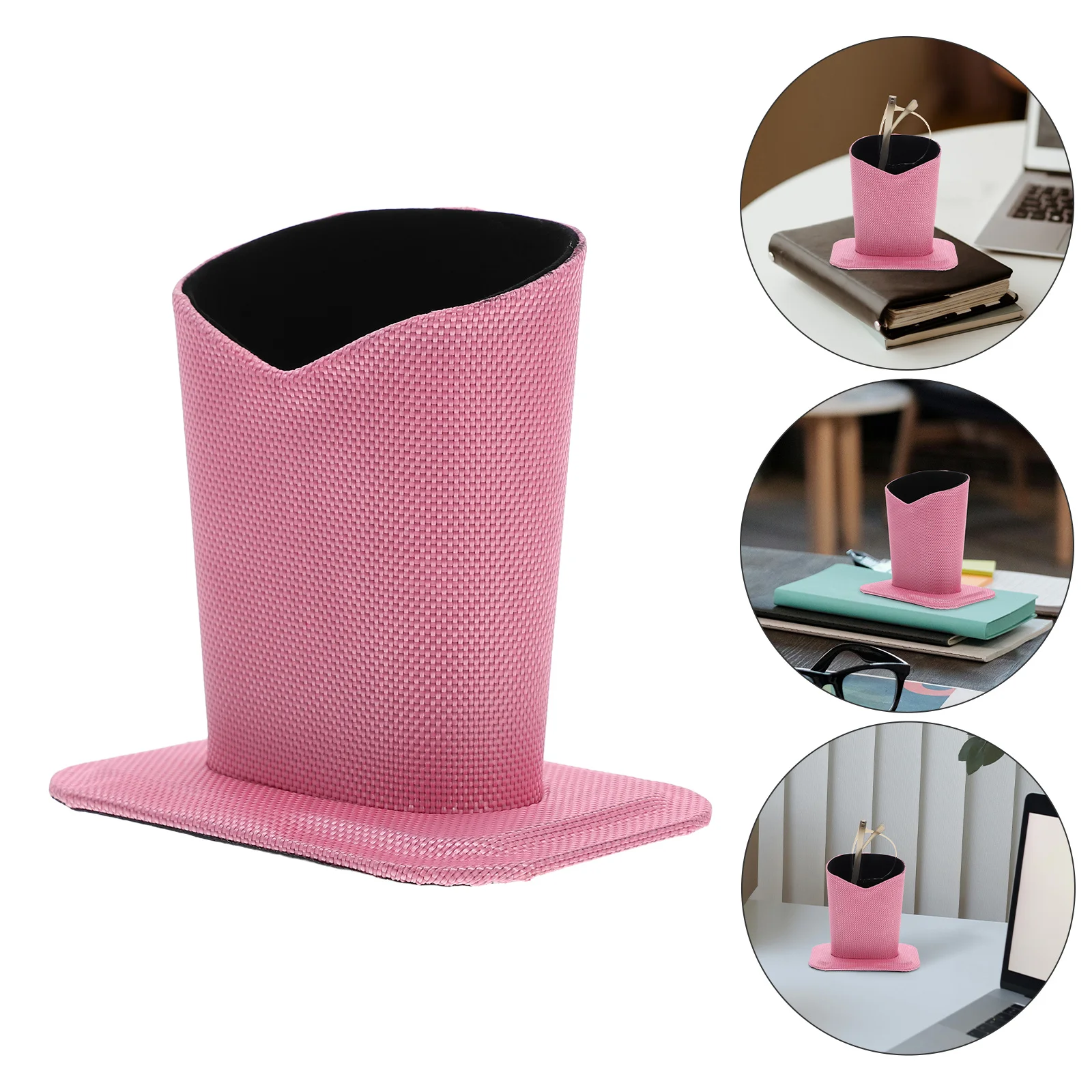 

Soft Fabric Eyeglass Holder Sturdy Base Stylish Eyewear Organizer for Desk Nightstand Sunglasses Storage Stand