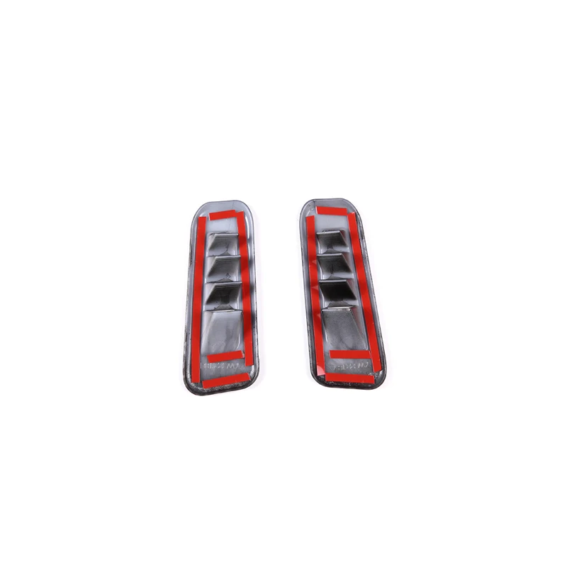 For Hummer H2 2003-2007 ABS Carbon Fiber Car Door Air Outlet Frame Decorative Sticker Car Interior Accessories image 3