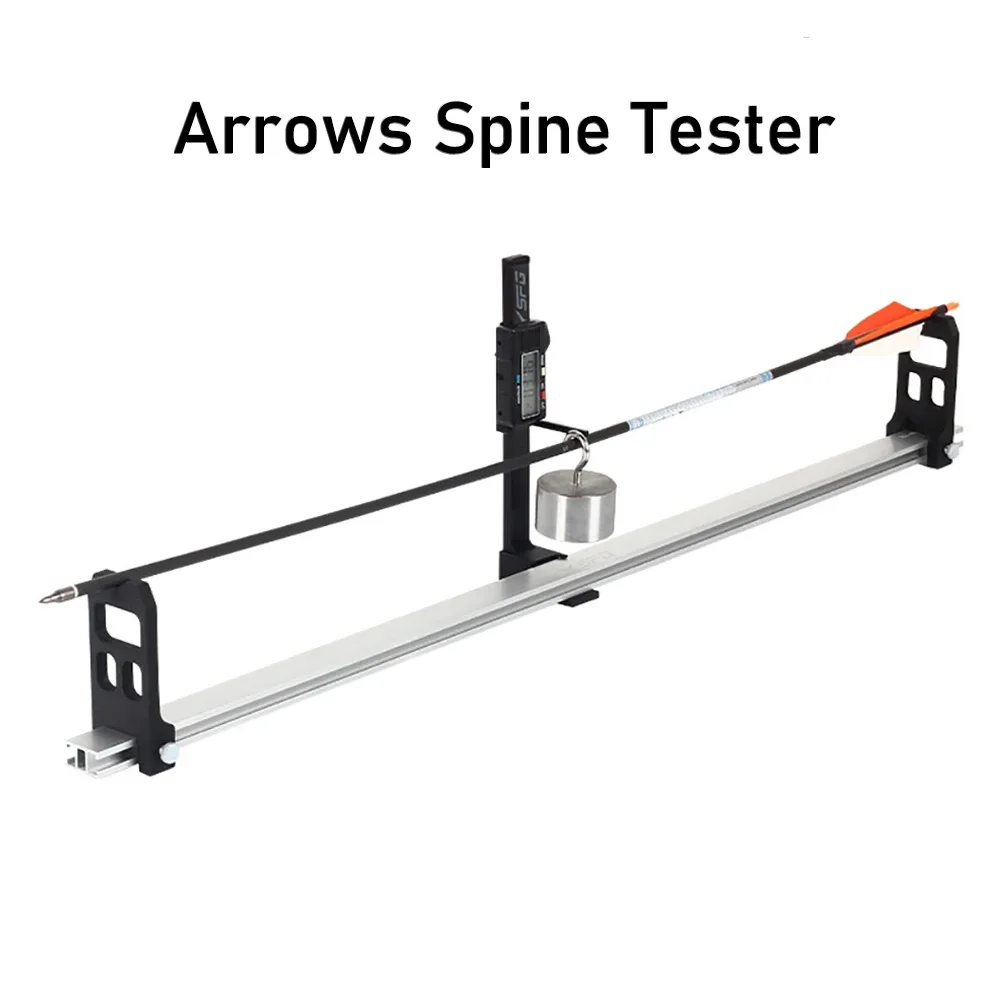 Archery Arrow Deflection Tester DIY Bow Adjustment Tool Measure Arrow Spine Adapt Angle