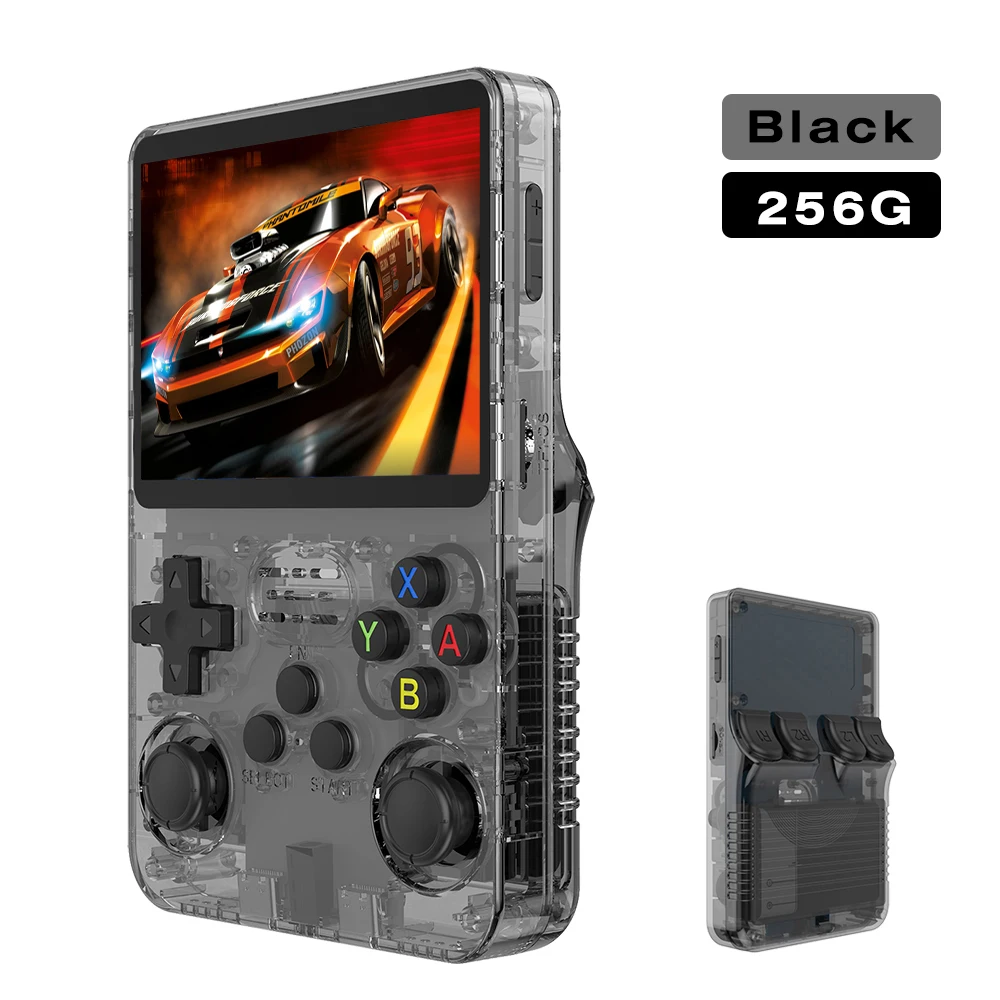 256G R36S Retro Video Game Console Linux System 3.5 Inch IPS Screen RK3326 Portable Pocket Player 64G 128G Games best Boys gifts