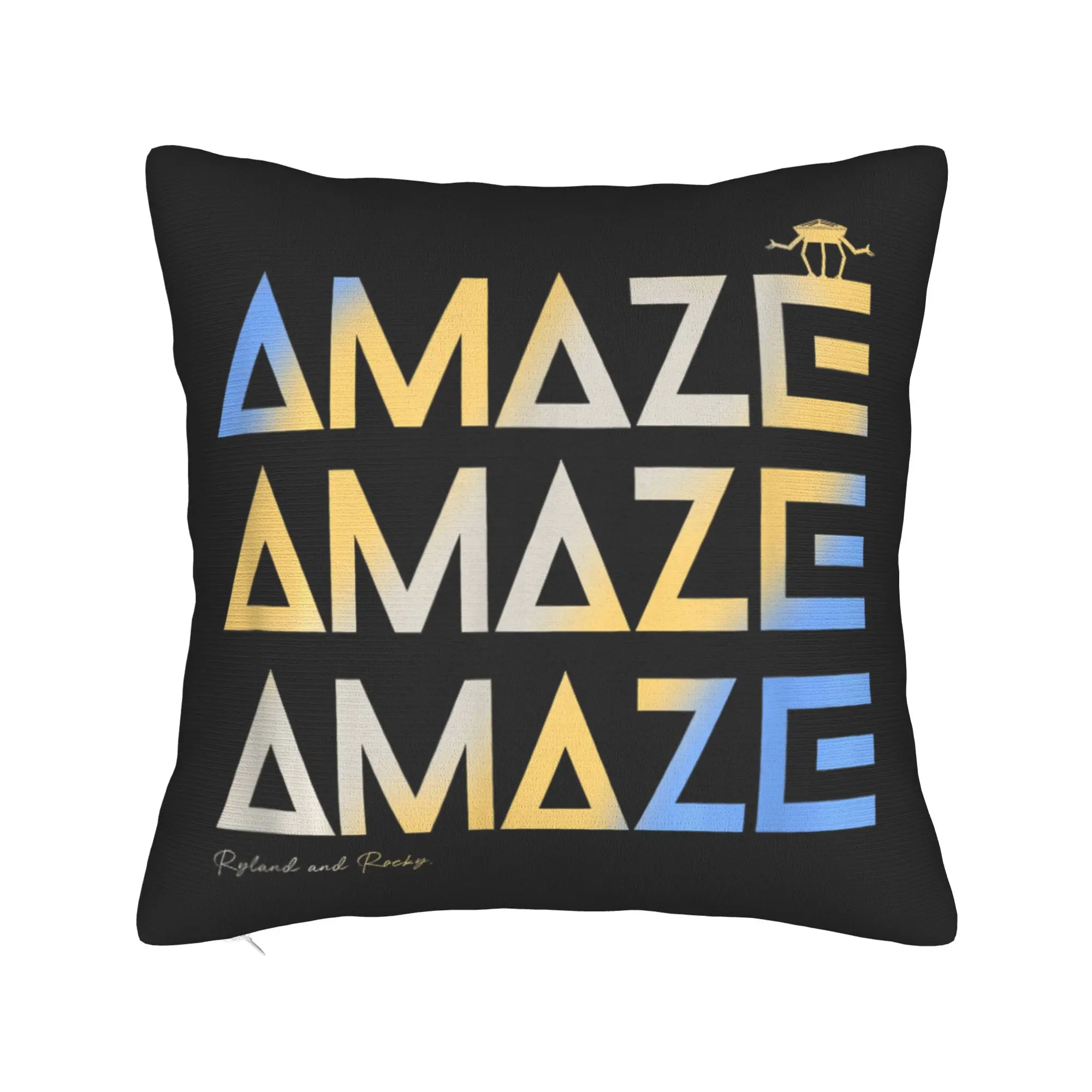 Pillow Case Funny Space Quote Amaze. Project Comfy  Pillow Cover For Office Car Home Decor Fashion Pillowcases
